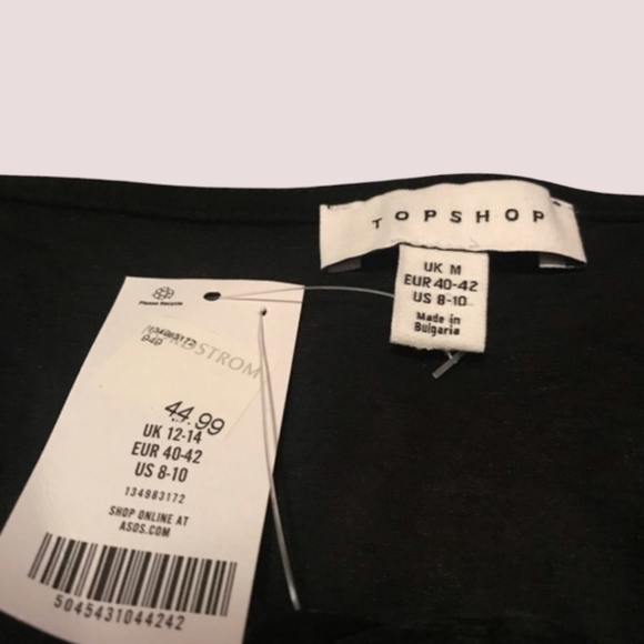 Topshop Ruffle Sheer Camisole in Black M (8-10) - Picture 7 of 7